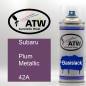 Preview: Subaru, Plum Metallic, 42A: 400ml Sprühdose, von ATW Autoteile West.